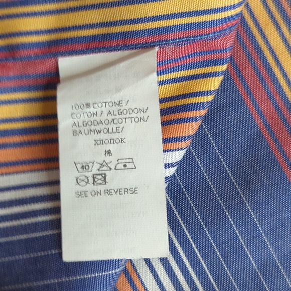 Paul & Shark Yachting Men’s Striped Multi-colour Long Sleeve Shirt - Picture 9 of 10